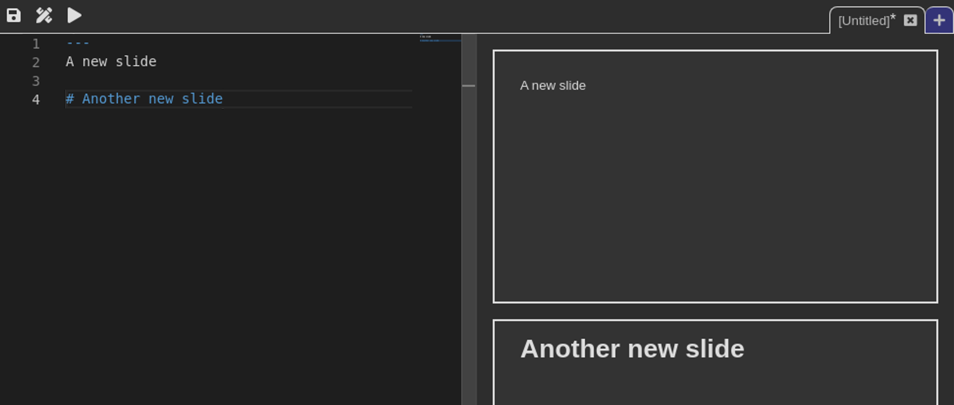 Screen shot of the design select dialog